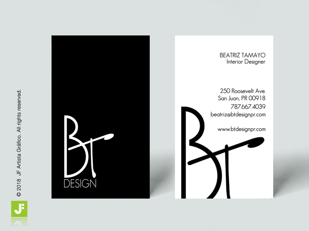 Tarjetas de Presentación BT Design
