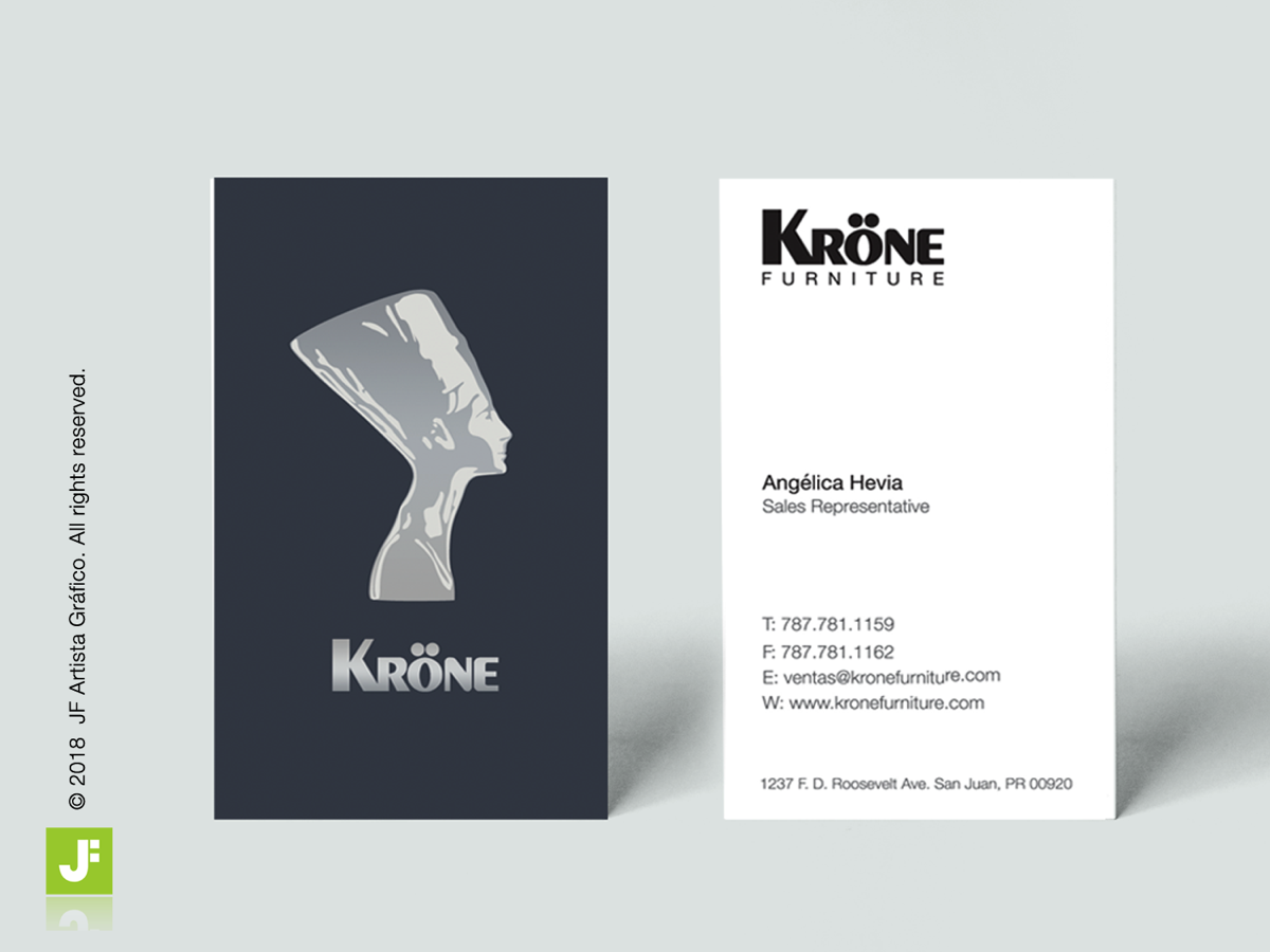 Tarjetas de Presentación Krone Furniture